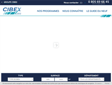 Tablet Screenshot of cibex.fr